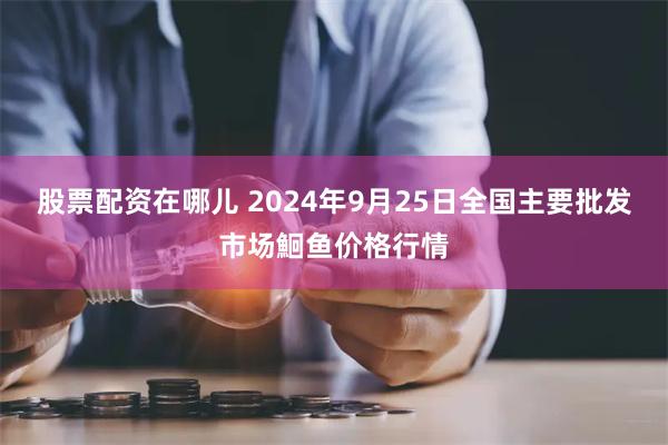 股票配资在哪儿 2024年9月25日全国主要批发市场鮰鱼价格行情